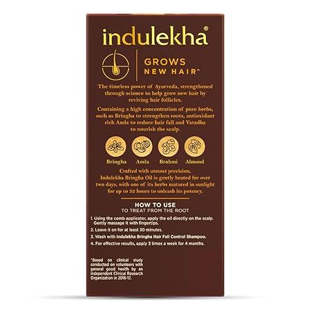 Indulekha%20Bringha%20Ayurvedic%20Hair%20Oil%20%7C%20Hair%20Fall%20Control%20and%20Hair%20Growth%20with%20Bringharaj%20&%20Coconut%20Oil%20-%20Comb%20Applicator%20Bottle%20for%20Men%20&%20Women%20-%2050%20ml%20-%20Image%205
