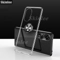 Phone case For OPPO A78 4G NFC Back cover Ring Holder Phone Case Ultra Thin Transparent Car Navigation Silicone Clear Cases For OPPO A78 5G Cover cases. 