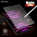 Matte Tempered Glass For Ipad Air 4 5 Mini 6 2021 Paper Screen Protector For Ipad Pro 12.9 11 10th 9th Generation 10.2 9.7 Film. 