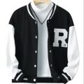 New Trendy Black colour winter versity jacket for men's and woman 2023. 