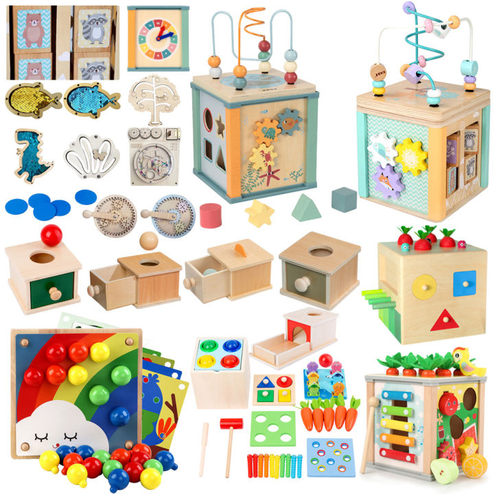 6in1%20Wooden%20Activity%20Cube%20Montessori%20Toys%20for%2012M+%20Baby%20Carrots%20Harvest%20Game%20Bead%20Maze%20Preschool%20Learning%20Education%20Shape%20Sorter%20MuXiaRe%20-%20Image%202