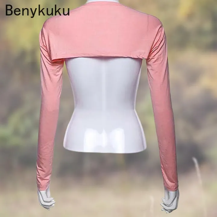 Women's%20Modal%20Cotton%20Muslim%20Hijab%20Islamic%20Shoulder%20Sleeve%20Arm%20Cover%20Wraps%20for%20Ladies%20Bolero%20Women%20Black%20White%20Red%20Top%20Shrug%202024%20-%20Image%203