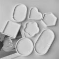 Concrete Casting Tray Mold Heat-resistant Silicone Epoxy Resin Epoxy Resin Mold Cement Concrete Mold for Jewelry Making Home Decor Craft Enthusiasts Pottery DIY Gift Crafting.