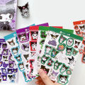 450pcs Cartoon Cute Stickers Kawaii Stationery Sanrio Stickers Kuromi Melody & Coogo Diary Decorative Phone Stickers Scrapbook DIY Stickers. 
