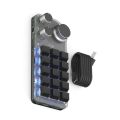 15 Keys Keyboard Macropad with 3 Knobs Programming Keypad for Gaming Video Editing and Programmable Efficiency Dropship. 