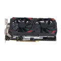 Gaming Graphics Card, RX 580 Graphics Card Efficient 256BIT with Dual Fans for Desktop PCs. 