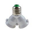 【VisioN Shop】5PCS 2 in 1 E27 Lamp Holder E27 to 2 E27 Bulb Holder Lamp Socket Y Splitter Adapter for LED Bulb Light Lamp. 
