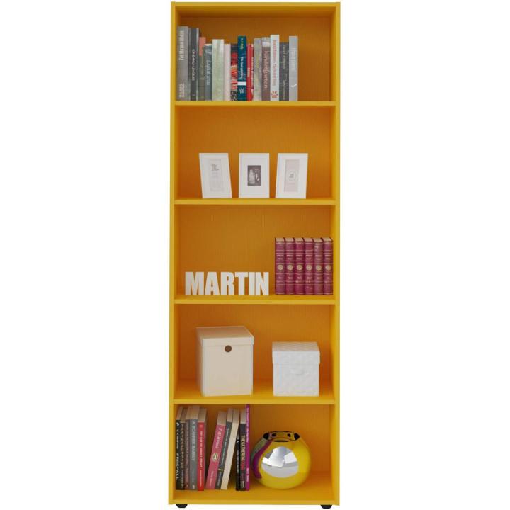 Yellow Melamine Book Shelves 5 Feet by 1.5 Feet Book Shelf