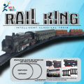 Rail King - Intelligent Classical Express Train Track Playset Toy for Children - Fun and Educational Car Toy for Hours of Entertainment.