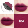 Lip-shaped Lipstick Makeup Lazy Blush Lipstick Matte Makeup Effect Moisturizing Lip Gloss Waterproof Non-stick Cup1PCS.