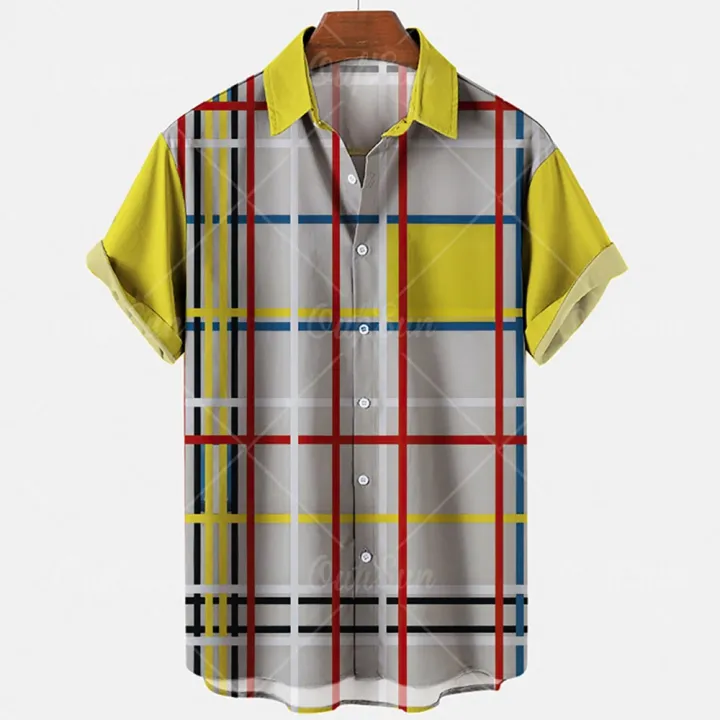 2022%20Hawaiian%20Shirt%20Men%205xl%20Men's%20Striped%20Shirt%203d%20Print%20Fashion%20Casual%20Retro%20Style%20Short-sleeved%20Unisex%20Shirt%20Camisa%20Manga%20Curt%20-%20Image%206