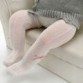 Cute Bow Newborn Baby Tights Soft Cotton Baby Girl Pantyhose Solid Color Thin Breathable Mesh Infant Toddler Stockings.