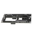 Dual 2.5inch Hard Drive Backplane NAS Chassis Adapter Plate Large 4D Power Supply Storage Server Backplane.