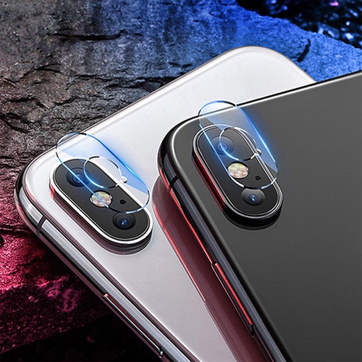 For iPhone X Back Camera Lens Screen Tempered Glass Protector