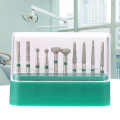 10pcs Dental Diamond Stainless steel Burs Drills Polishing Bur. 
