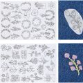 DIY Stitching Embroidery Paper Accessories Handmade Embroidery Crafts Flowers and Leaf Designs Stick Pattern Stabilizers Sewing Supplies Hand Stitch Embroidery Dissolving Transfer Paper Beginners. 