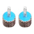 40 Pack Mounted Flap Wheel 80 Grit Aluminum Oxide Sanding Flap Wheels for Drill - Abrasive Grinding Tool.