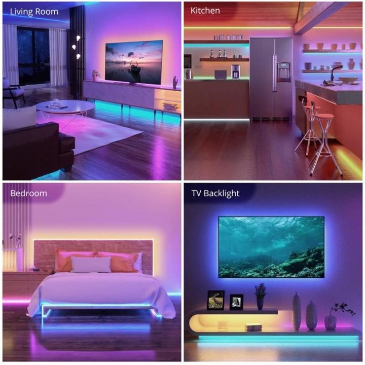 USB%205V%20LED%20Strip%20Lights%20RGB%20Music%20Sync%20Flexible%20Tape%20IR%20Remote%20Control%20Ribbon%20For%20Holiday%20Room%20TV%20PC%20Monitor%20Backlight%20Decor%20-%20Image%202