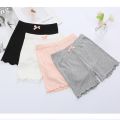 Cute Cotton Girls Dance Safety Pants Breathable Short Underpants Kids Short Pants Solid Color for 3-8Years Old Children Summer Underwear.