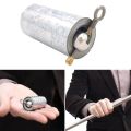 Telescopic Magic Stick Silver Stainless Steel– Professional Appearing Cane Trick Stick for Stage & Street Performance.
