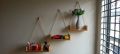 3 pcs Wall Hanging Rack/Bookshelves made of Hatil MDF Board with Polish. 