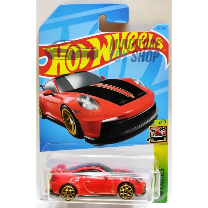 Hot Wheels (Mainline) 2023 Release Porsche 911 GT3 Red, Scale - 1:64