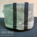 Geo Bag 10 Gallon Capacity Geotextile Grow Bag ( Dia 16" hight 12") Pot Planter for Garden Planting one pic..