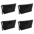 4X Money Bag with Lock,11X7.5in Money Pouch for Travel Storage, Durable Smell Proof Bag with Zipper for Cash. 
