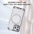 For Apple iPhone 12 Pro Case Honeycomb MagSafe Shockproof Camera Protection Back Cover ip12p casing. 