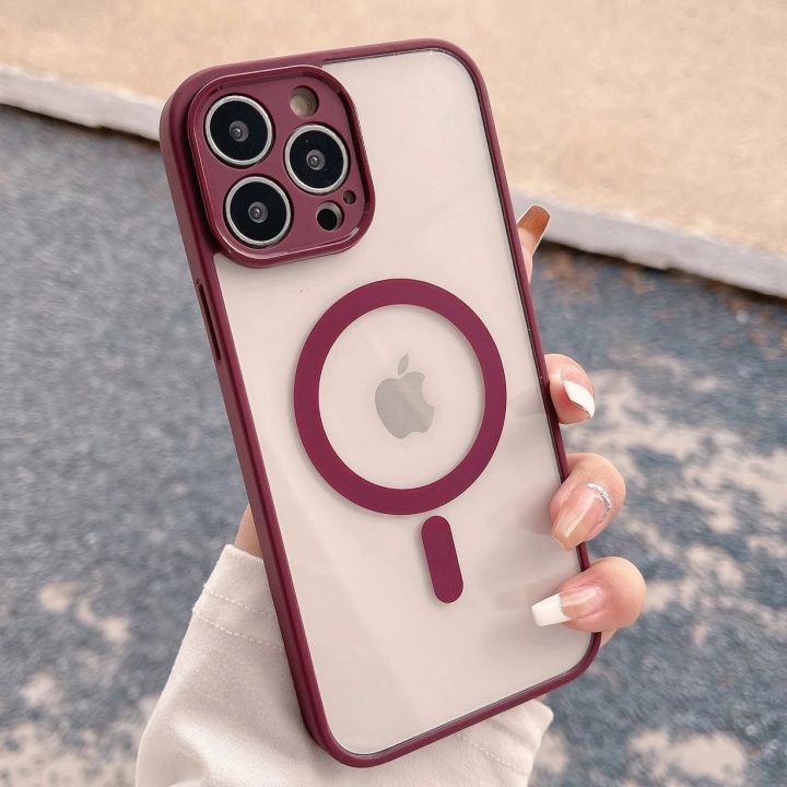 Luxury%20Magnetic%20Wireless%20Charge%20For%20Magsafe%20Case%20for%20iPhone%2015%2014%2013%2012%2011%20Pro%20X%20XR%20XS%20Max%207%208%20Plus%20Shockproof%20Soft%20Bumper%20Cover%20-%20Image%207