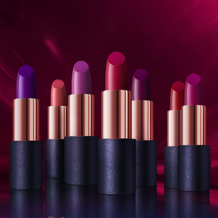 Rose%20Red%20Lipstick%20Barbie%20Powder%20Plum%20Color%20Gray%20Pink%20Grape%20Purple%20Dragon%20Fruit%20Color%20Light%20Pink%20Lipstick%20Makeup%20Cosmetic%20-%20Image%203