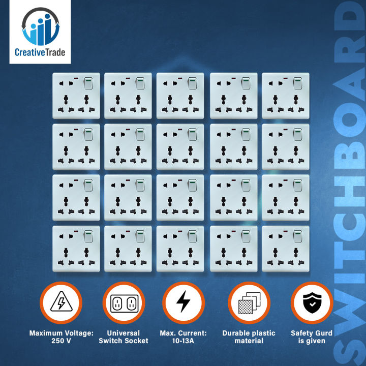 High%20Quality%20-%20Bundle%20of%2020%20Pieces%20Multi%20Function%20Universal%20Wall%20Gang%20Socket%20-%208%20Pin%20Gang%20Universal%20Socket%20-%20Reliable%20and%20Durable%20-%20Image%203
