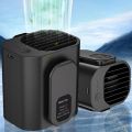 Portable Waist Fan Rechargeable Desktop Fan Clip-on Wearable Fan Support 3-Level Wind Speeds for Outdoor Workers Camping Hiking Fishing. 