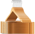 1 pc Wooden Shirt Hangers Natural.