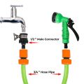3/4-inch Size Water Hose Nozzle Quick Connector (2-Pcs) and 1/2'' or 3/4'' Universal Water Tap Connector (1-Pc) for Home Car Wash and Garden Watering.. 
