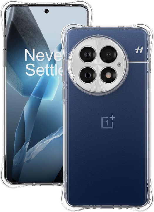 OnePlus 13 5G Premium Silicone Case Crystal Clear Soft TPU Ultra-Thin Transparent Flexible Protective Mobile Phone Back Cover