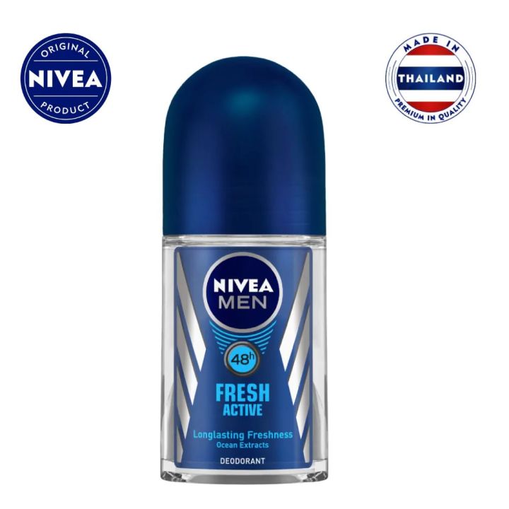 International Germany product Deodorant Roll on NIVEA MEN Fresh active used for male - 25 ml