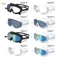 Swim Glasses Wide View Waterproof Outdoor Swimming Goggles with Ear Plug. 