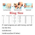 SHOUMAN Black 8mm Wheel Shape Luxury Blue Zircon Titanium Steel Wedding Band Ring for Men Women Lover Wedding Charm Jewelry BruberryBe.
