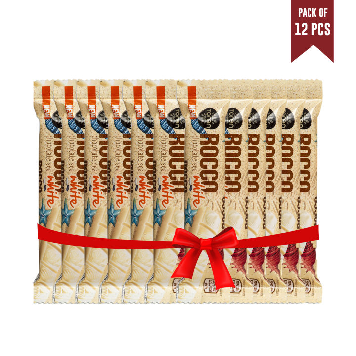 Toren Rocco Chocolate Sea White 20gm Pack of 12pcs | Daraz.com.bd