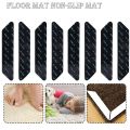Stiup 8pcs 130*25*2mm Reusable Rug Gripper Anti-Slip Tape Carpet Mat Grip Wooden Floor Rug Underlay Protection For Ceramic,Hardwood,Floors,Tile,Mats,.