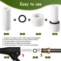 1 Set Pressure Washer Sandblasting Kit, Wet Sandblaster Attachment & 1 Set Pressure Washer Sandblasting Nozzle Tip. 