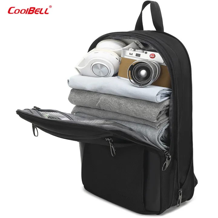 COOLBELL%20New%20Men's%20Business%20Laptop%20Backpack%20Expandable%20Travel%20Commuter%20Backpack%20Slim%20Laptop%20Bag%20-%20Image%204