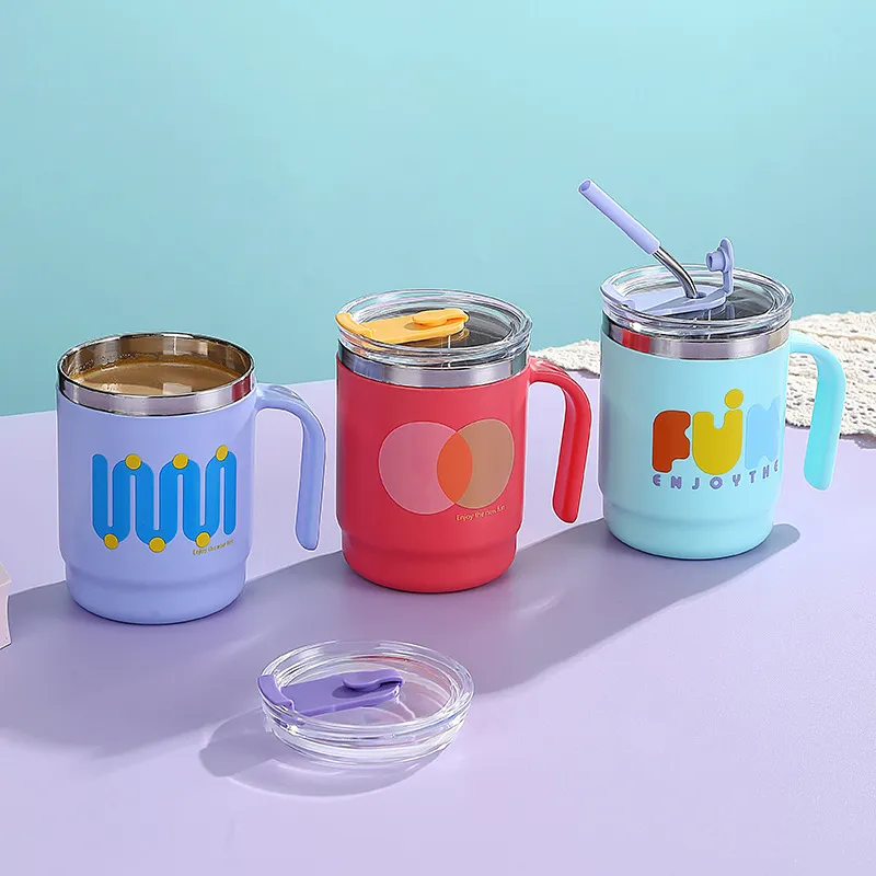 304 Coated Hot And Cold Stainless Steel Drinking Cup