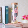 Decorate Your Life  Flower Bottle Light with Remote Control Night Light Bloom LED Rose Bottle Lamp. 