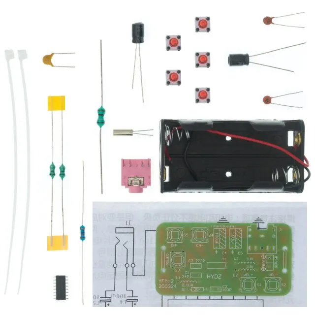 76-108MHz%20FM%20Stereo%20Radio%20DIY%20Kit%20Wireless%20FM%20Transmitter%20and%20Receiver%20Module%20Frequency%20Modulation%20Soldering%20Practice%20Project%20-%20Image%202