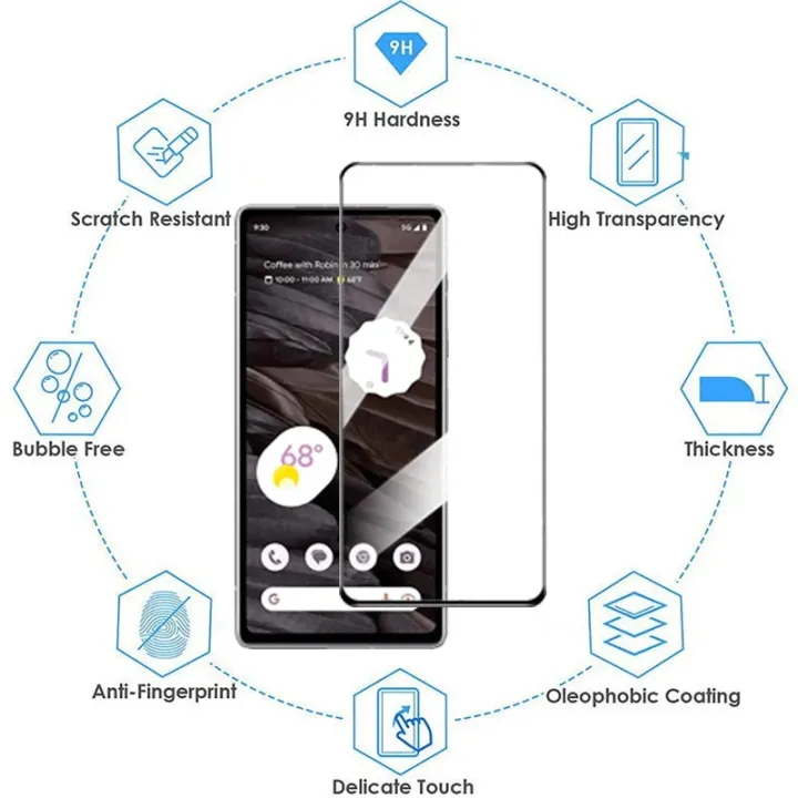 Lenuo%203%20Pcs%20for%20Google%20Pixel%208%20Pro%20Screen%20Protector%20Full%20Glue%20Tempered%20Glass%20Film%20-%20Image%204