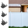 Intruder Deterrent Fence Wall Spikes 12 Fence Spikes, Anti Climb Hardware, Bird Repellent Easy Install Easy to Use.