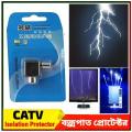 CATV Isolation protector TV Thunder Protector which used for the high-voltage insulation between house-hold CATV cable and TV or set-top box.. 