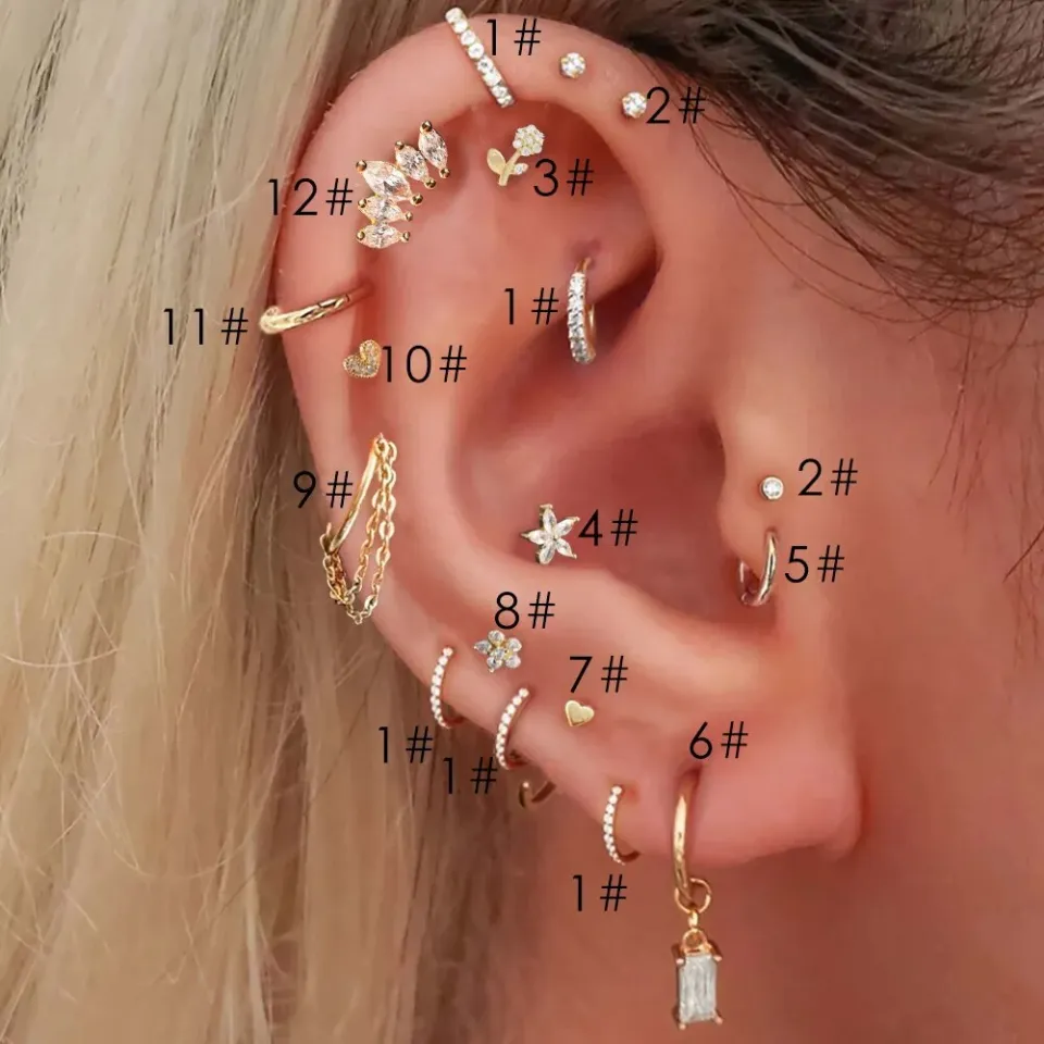 Piercing Jewellery Hanging Ear Piercing Helix Daith Ear Piercing